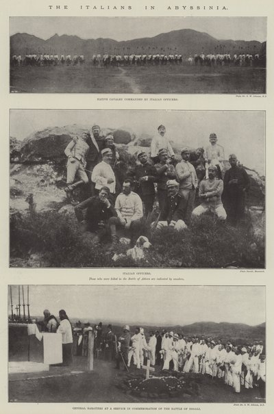 Italienerne i Abessinia av English Photographer