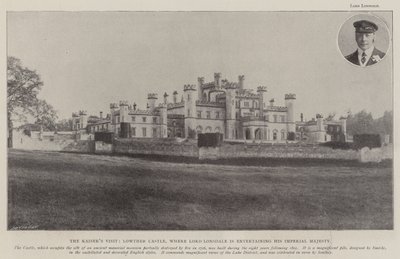 The Kaisers Visit, Lowther Castle, hvor Lord Lonsdale underholder Hans keiserlige majestet av English Photographer
