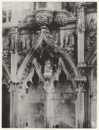The Lady Chapel, Ely Cathedral: North Side, XVI (s/hv-bilde) av English Photographer