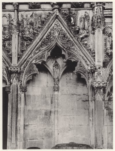 The Lady Chapel, Ely Cathedral: South Side, III (s/hv-bilde) av English Photographer