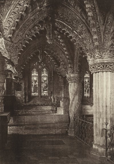 Lady Chapel, Rosslyn Chapel, Midlothian (s/hv-bilde) av English Photographer