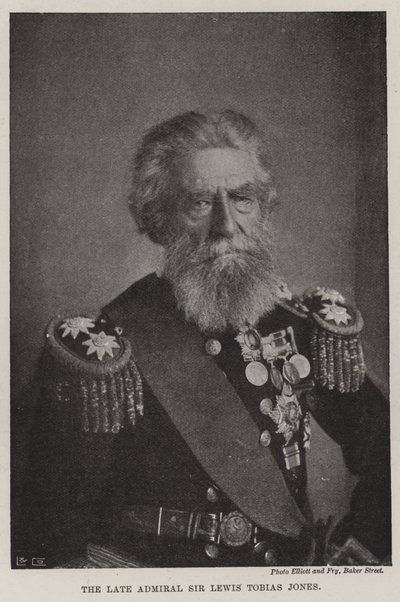 Den avdøde admiral Sir Lewis Tobias Jones av English Photographer