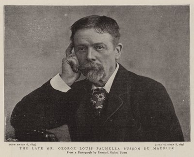 Den avdøde herr George Louis Palmella Busson Du Maurier av English Photographer