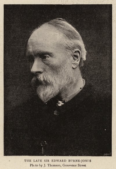 Den avdøde Sir Edward Burne-Jonts av English Photographer
