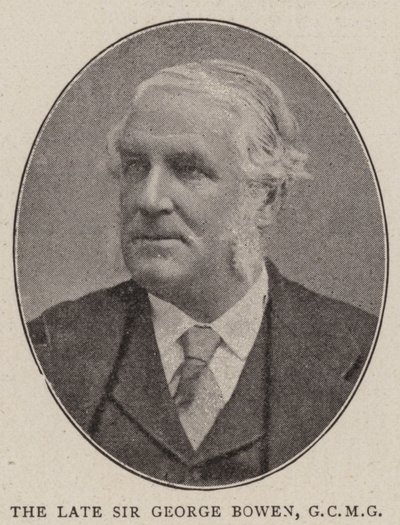 Den avdøde Sir George Bowen, GCMG av English Photographer