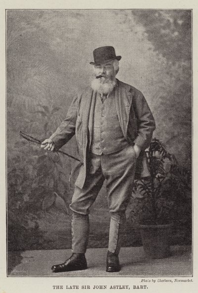 Avdøde Sir John Astley, Baronet av English Photographer