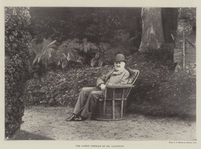 Det siste portrettet av Mr Gladstone av English Photographer