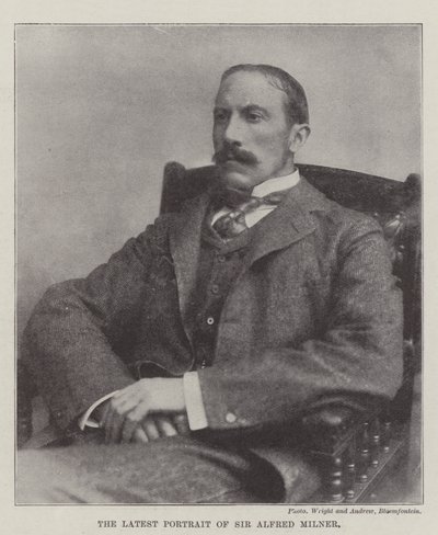 Det siste portrettet av Sir Alfred Milner av English Photographer
