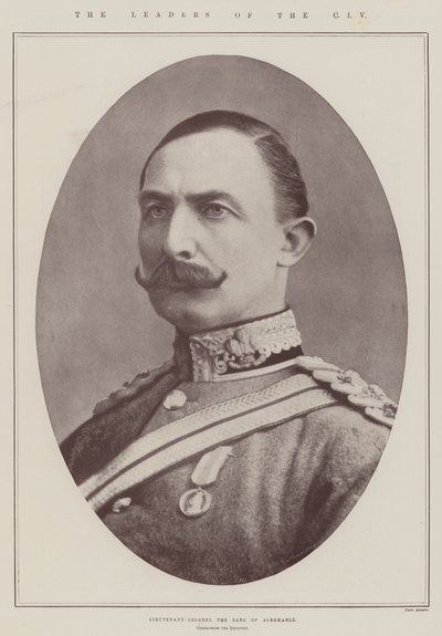 Lederne for CIV, oberstløytnant jarlen av Albemarle, kommanderte infanteriet av English Photographer