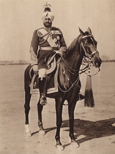 Maharajaen av Patiala (s/h-bilde) av English Photographer
