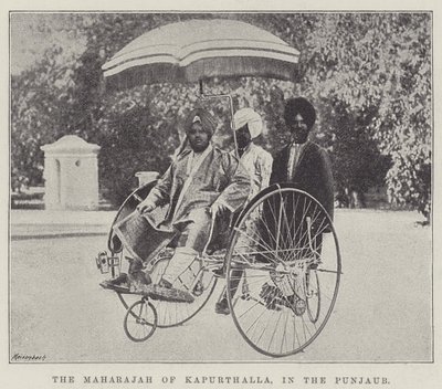 Maharajah av Kapurthalla, i Punjaub av English Photographer