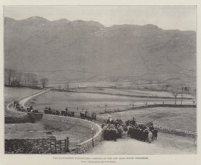 Manchester Waterworks, åpner den nye veien rundt Thirlmere av English Photographer