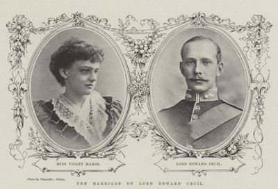 Ekteskapet til Lord Edward Cecil av English Photographer