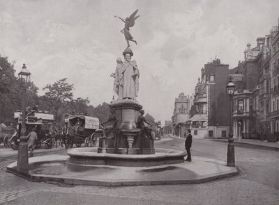 Memorial Fountain i Park Lane av English Photographer