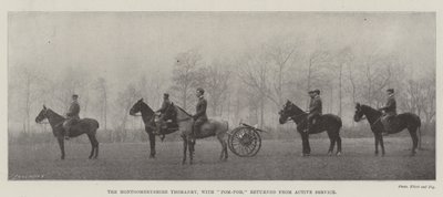 Montgomeryshire Yeomanry, med Pom-Pom, kom tilbake fra Active Service av English Photographer
