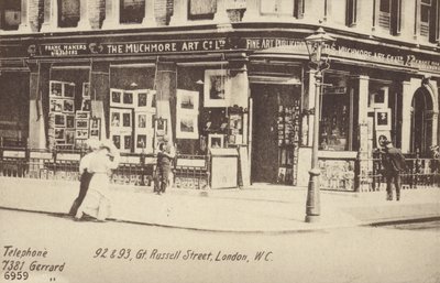 The Muchmore Art Co Ltd, 92 og 93, Great Russell Street, London, WC av English Photographer