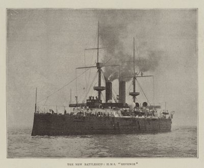 Det nye slagskipet, HMS Revenge av English Photographer