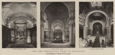 The New Corporation Baths ved Harrogate av English Photographer