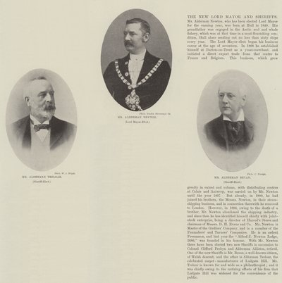 Den nye Lord Mayor og Sheriffs av English Photographer