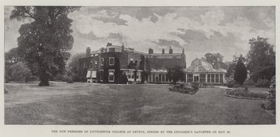 The New Premises of Livingstone College at Leyton, åpnet av Explorers Daughter 23. mai av English Photographer