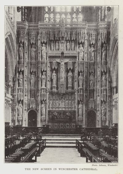 The New Screen i Winchester Cathedral av English Photographer