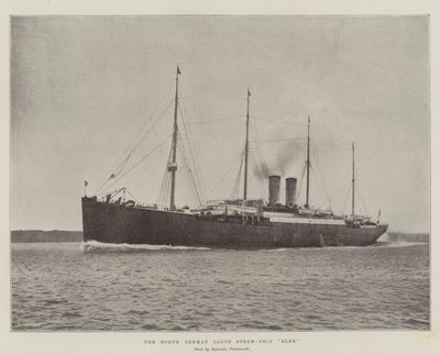 Det nordtyske Lloyd Steam-Ship Elbe av English Photographer