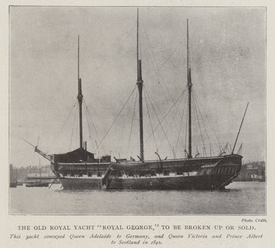 The Old Royal Yacht Royal George, skal brytes opp eller selges av English Photographer