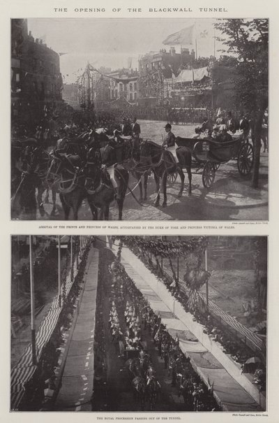Åpningen av Blackwall-tunnelen av English Photographer