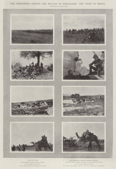 Operasjonene mot mullaen i Somaliland, kampen ved Erego av English Photographer