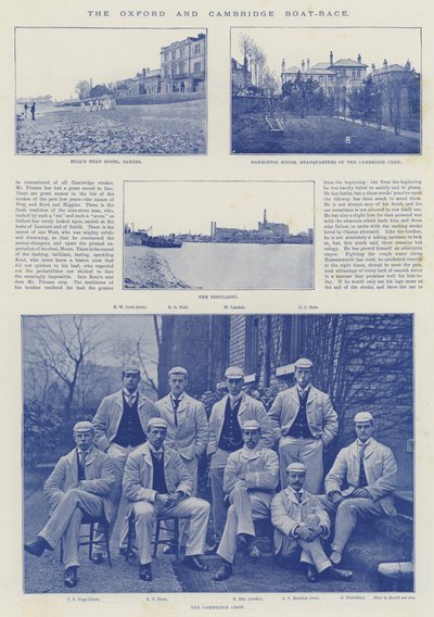 Oxford og Cambridge Boat-Race av English Photographer