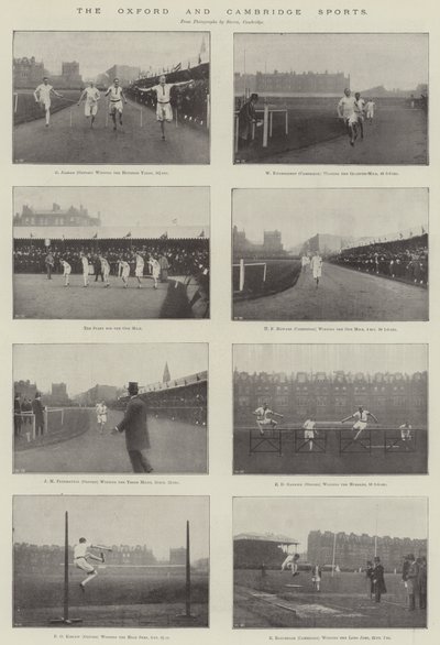 Oxford og Cambridge Sports av English Photographer