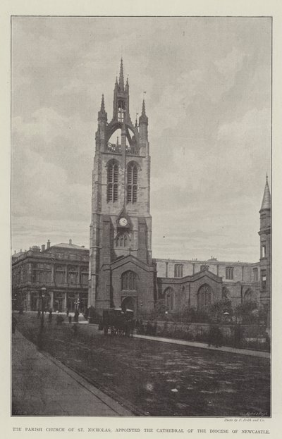 Parish Church of St Nicholas, utnevnt til katedralen til bispedømmet Newcastle av English Photographer