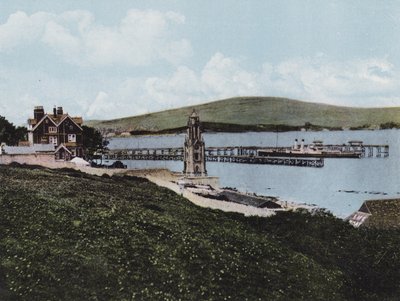 The Pier and Clock Tower, Swanage av English Photographer