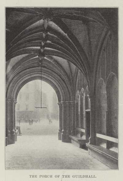 Verandaen til Guildhall av English Photographer