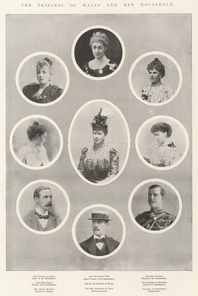 Prinsessen av Wales og hennes husholdning av English Photographer