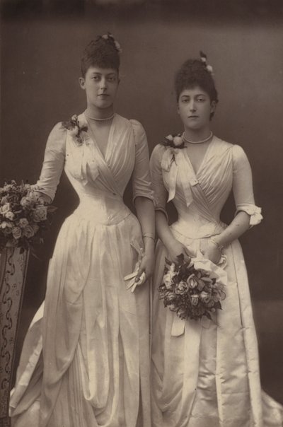 Prinsessene Victoria og Maud av Wales av English Photographer