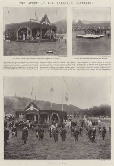 Dronningen på Balmoral Gathering av English Photographer