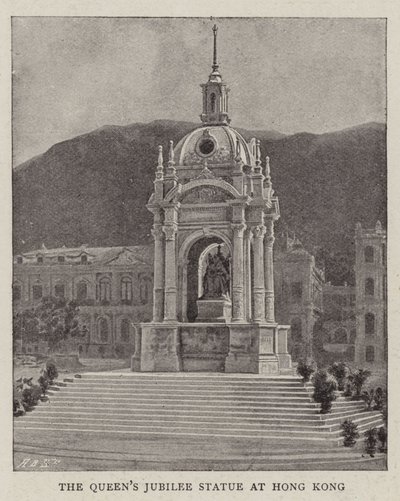 Queens Jubilee Statue i Hong Kong av English Photographer