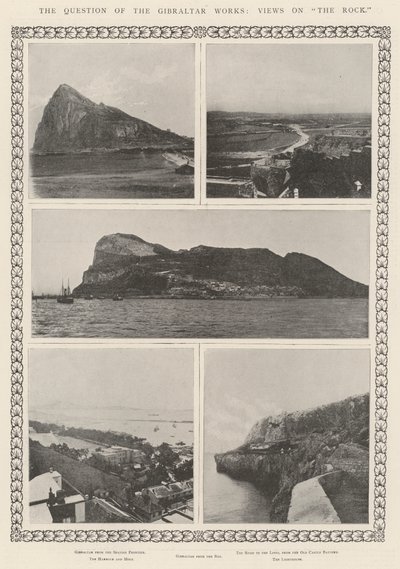 The Question of the Gibraltar Works, Views on The Rock av English Photographer