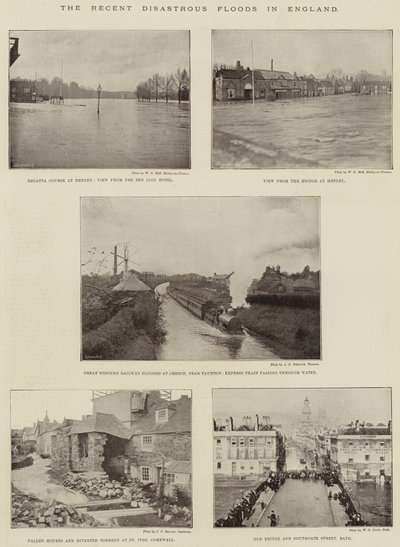 De nylige katastrofale flommene i England av English Photographer