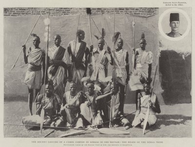 Den nylige plyndringen av en kamelkonvoi av Dinkas i Soudan, lederne av Dinka-stammen av English Photographer