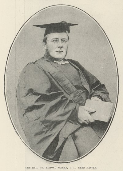 Pastor Dr. Edmond Warre, DD, hovedmester av English Photographer