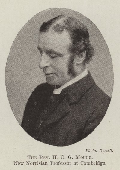 Pastor H C G Moule, New Norrisian Professor ved Cambridge av English Photographer