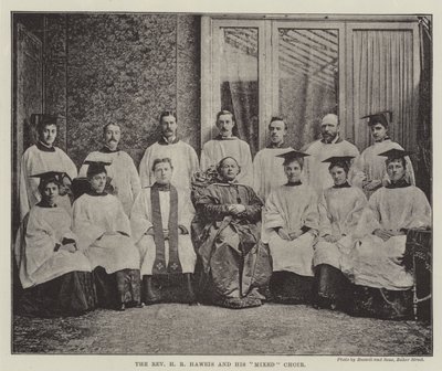 Pastor H R Haweis og hans blandede kor av English Photographer