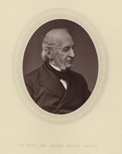 Høyre Hon. Spencer Horatio Walpole av English Photographer