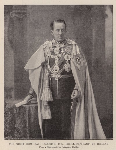 Høyre ærede jarl Cadogan, KG, lord-løytnant av Irland av English Photographer
