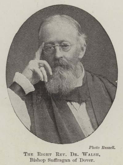 Høyre pastor Dr Walsh, biskop Suffragan av Dover av English Photographer
