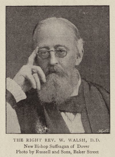 Den høyre pastor W Walsh, DD av English Photographer