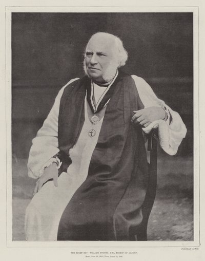 Høyre pastor William Stubbs, DD, biskop av Oxford av English Photographer