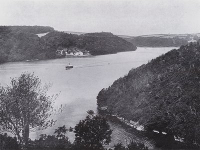 The River Fal (s/hvitt bilde) av English Photographer